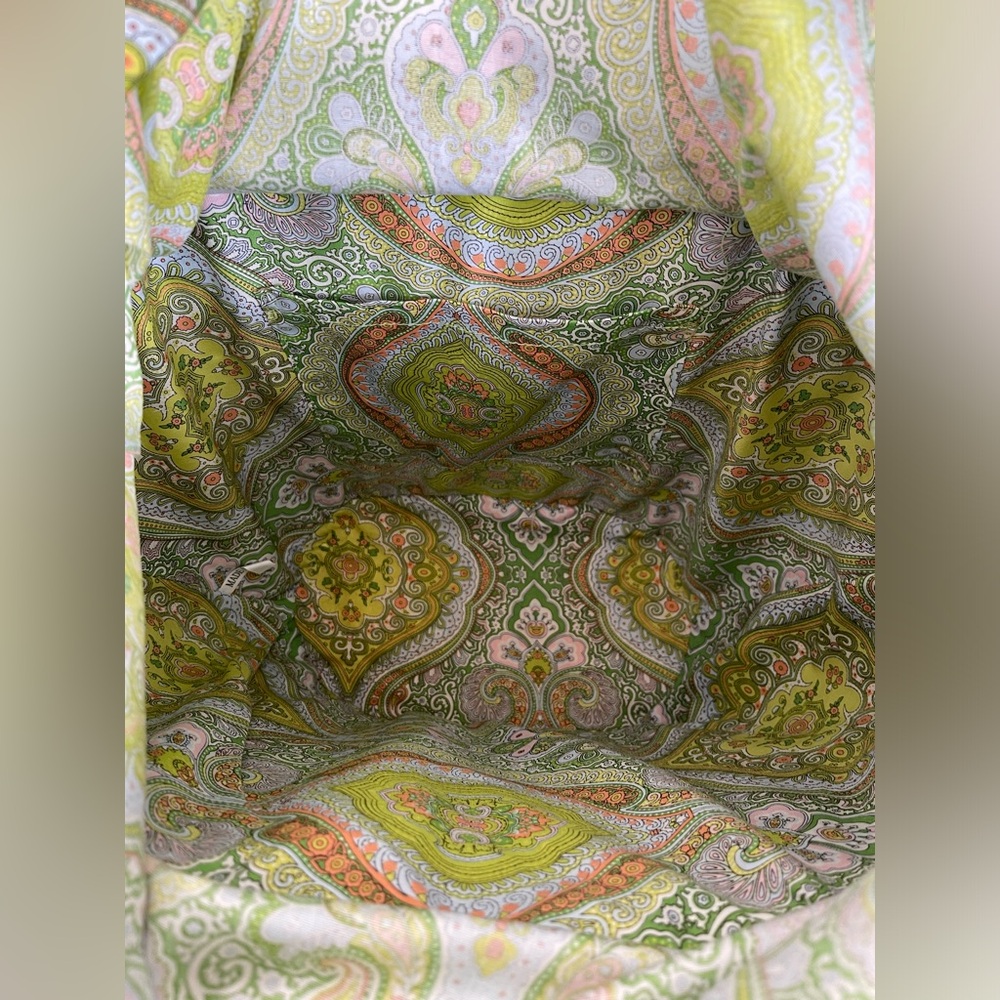 Women’s Beach GreenTote Bag Palm Trees Basketweave Tropical - Picture 11 of 11